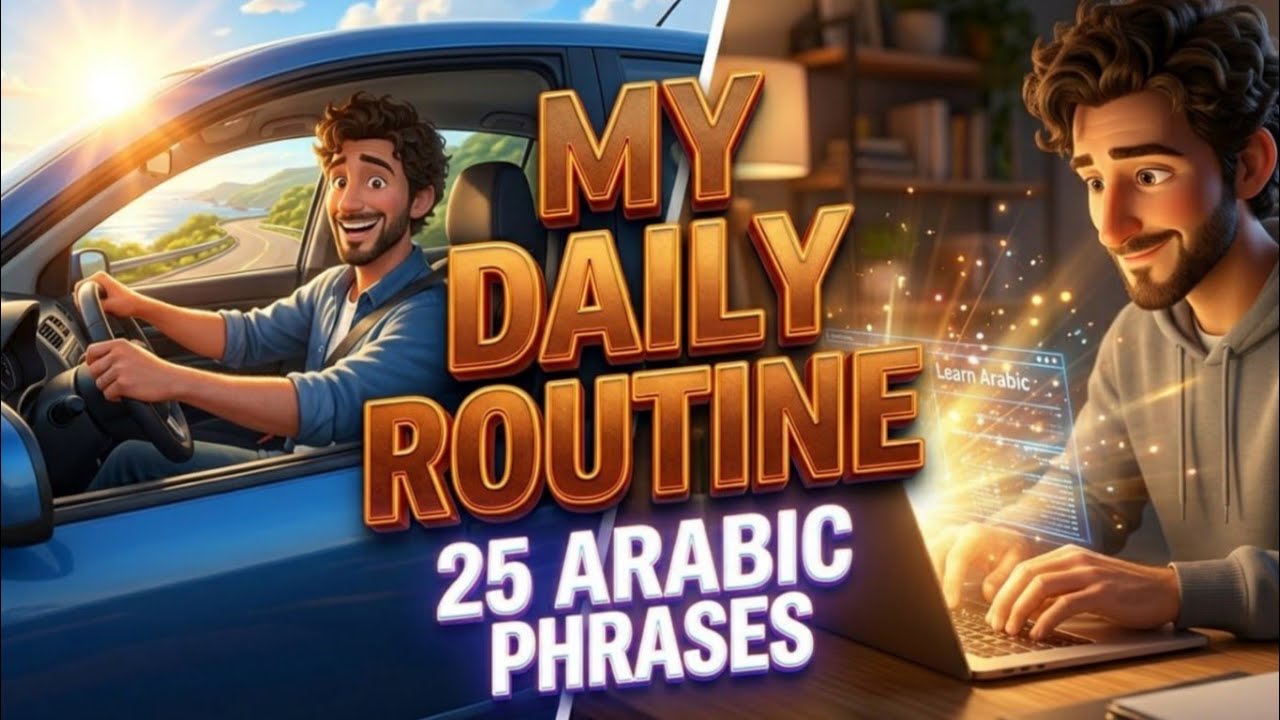 My Daily Routine | Arabic Shadowing Practice | Ep17 cover art