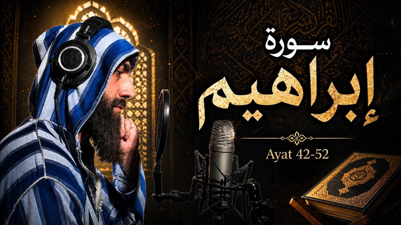 ولا تحسبن الله غافلا عما يعمل الظالمون | تلاوة خاشعة من سورة إبراهيم | الآيات 42-52 | Sura Ibrahim cover art