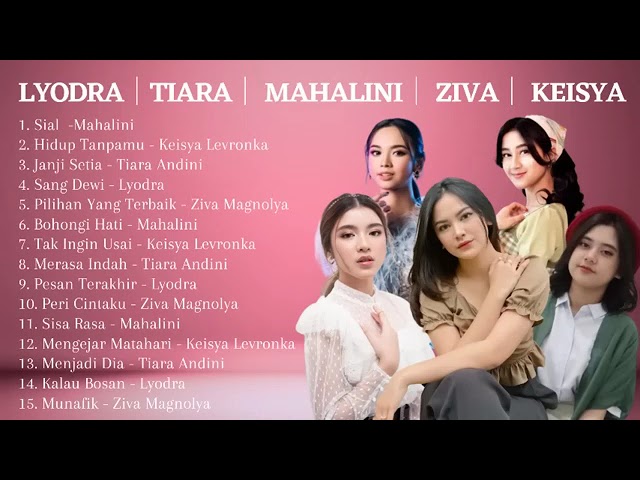 MAHALINI | TIARA | LYODRA | KEISYA | ZIVA - LAGU POP INDO - TIKTOK VIRAL cover art