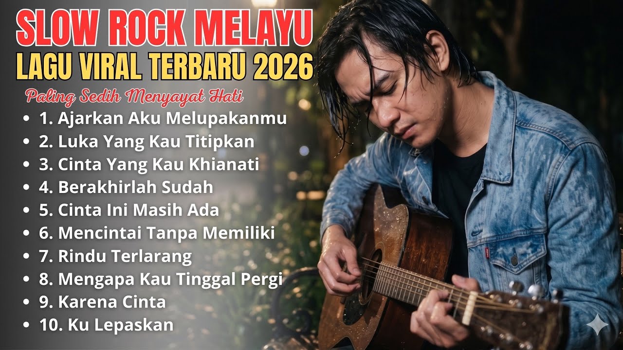KUMPULAN LAGU VIRAL 2026 - LAGU SEDIH MENYAYAT HATI - SLOW ROCK MELAYU cover art