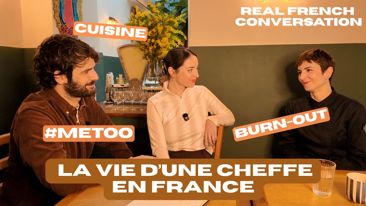 Une VRAIE conversation informelle avec une cheffe française cover art