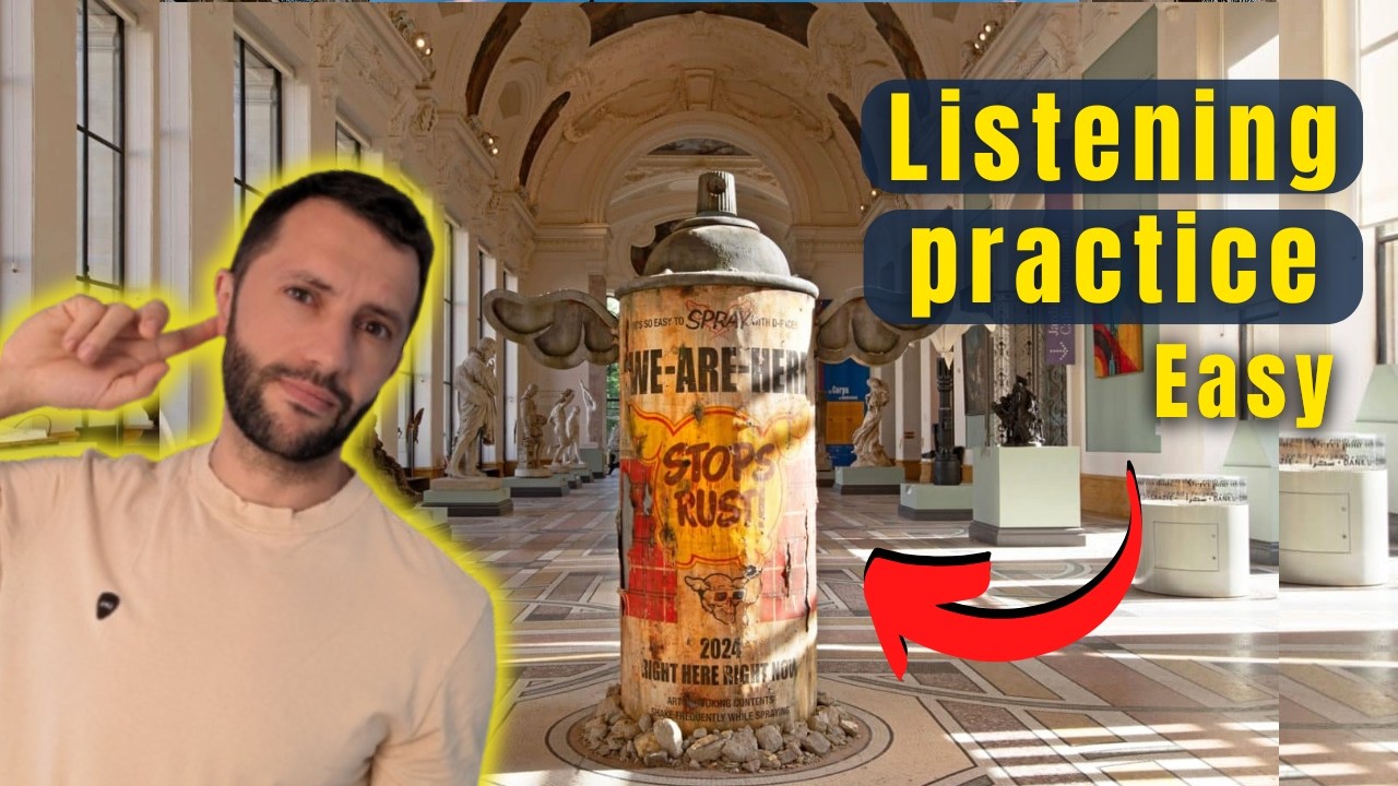Easy French in Paris Listening Practice  | Episode 4 Vlog Paris (FR/EN Subtitles) cover art