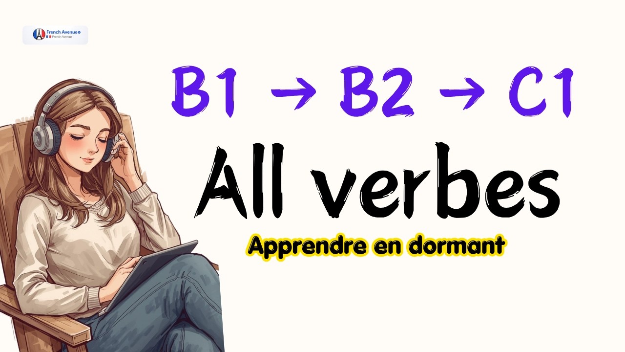 Apprendre le français en dormant 🇫🇷 | 600 mots essentiels B1 → B2 → C1 cover art