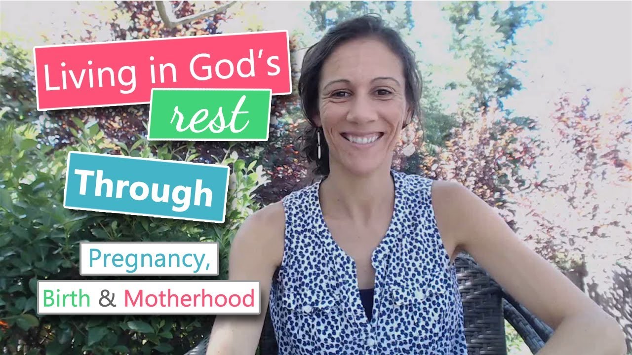 Living in God's Rest through Pregnancy, Birth, & Motherhood cover art