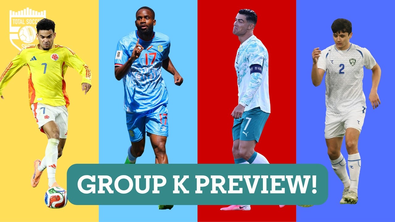 World Cup Group K preview - Colombia, DR Congo, Portugal, Uzbekistan cover art