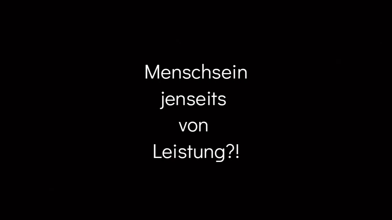 Menschsein jenseits von Leistung?!Oder wenn KI der SprecherIn einfach einen Körper gibt .
