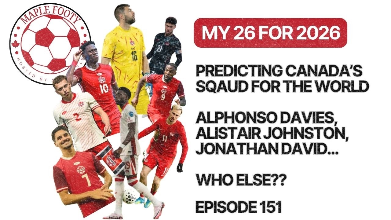 My 26 For 2026 Predicting Canada's World Cup Squad, Alphonso Davies, Johnston,  David... Who Else? cover art
