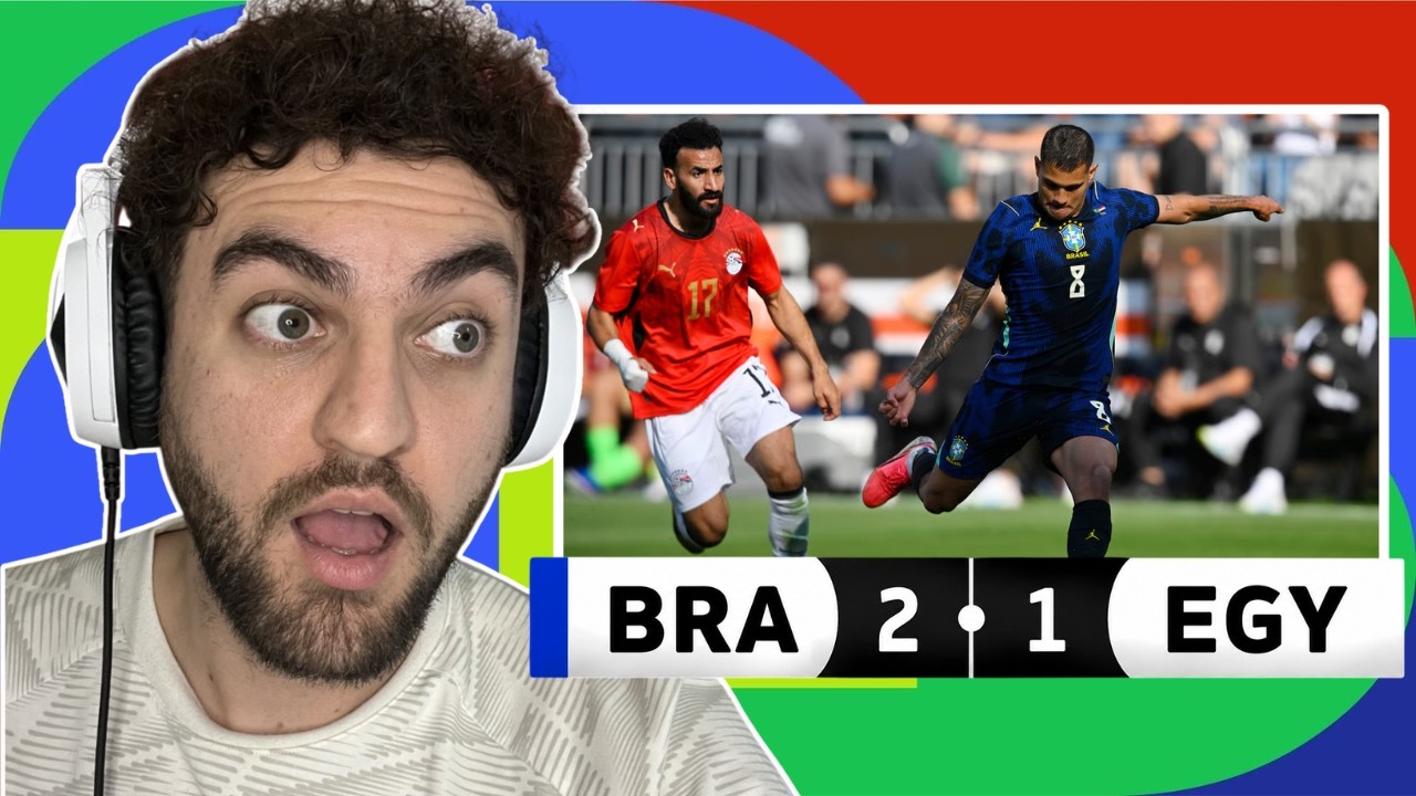🇧🇷 BRAZIL 2-1 EGYPT 🇪🇬 | Pharaohs looking good ahead of World Cup! cover art