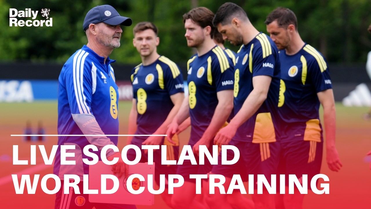 LIVE | Scotland training ahead of World Cup clash with Morocco cover art