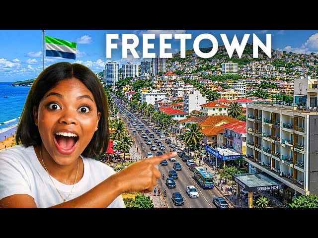 I didn't expect Freetown Sierra Leone to be like this cover art