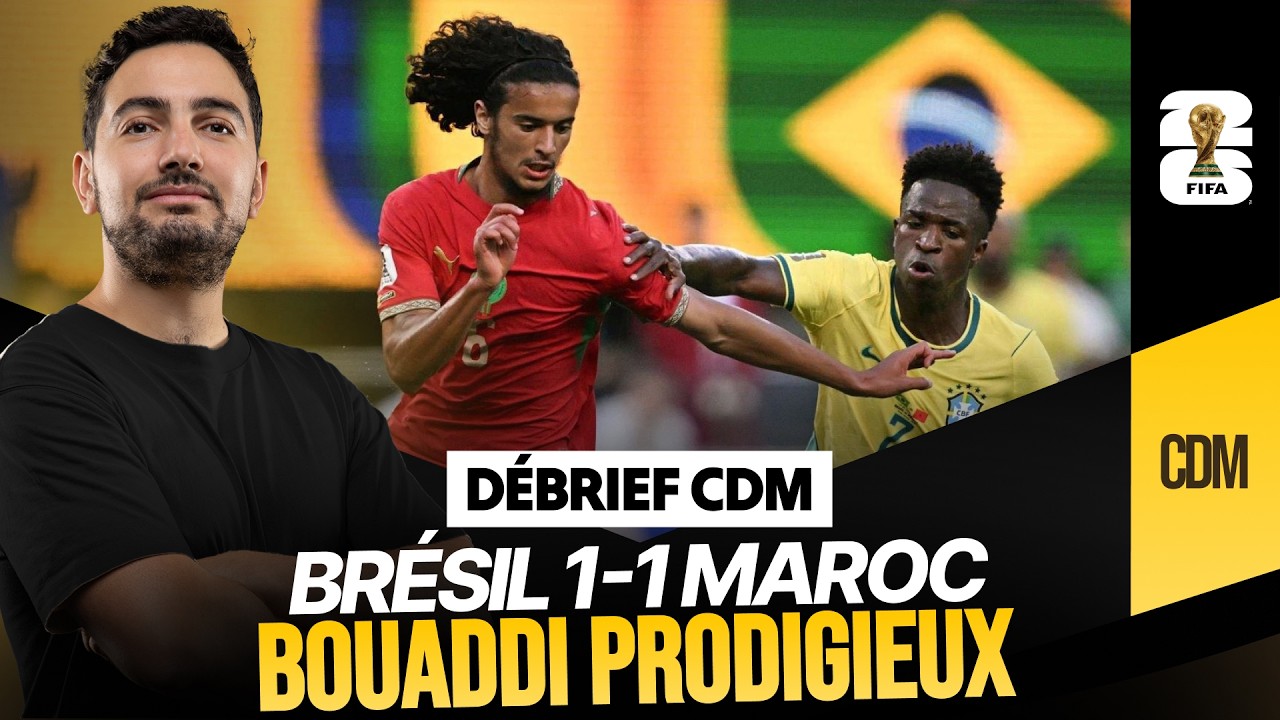 Le Débrief Coupe du monde : Brésil 1-1 Maroc, le récital de Bouaddi cover art