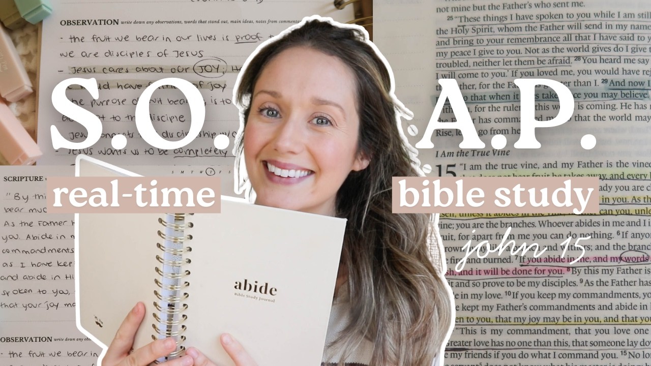 SOAP Bible Study Method (the EASIEST way to study your Bible) | Kaci Nicole cover art