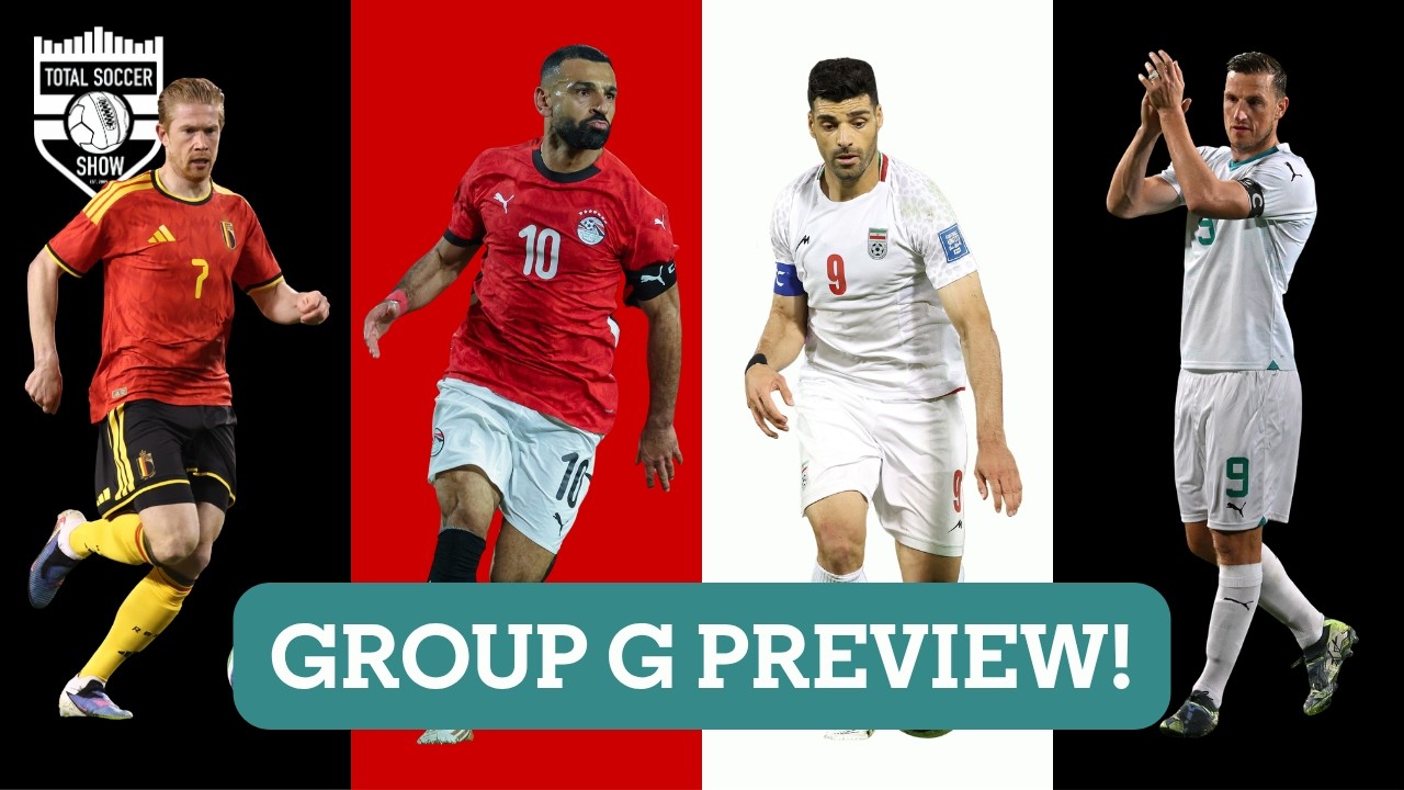 World Cup Group G preview - Belgium, Egypt, Iran, New Zealand cover art