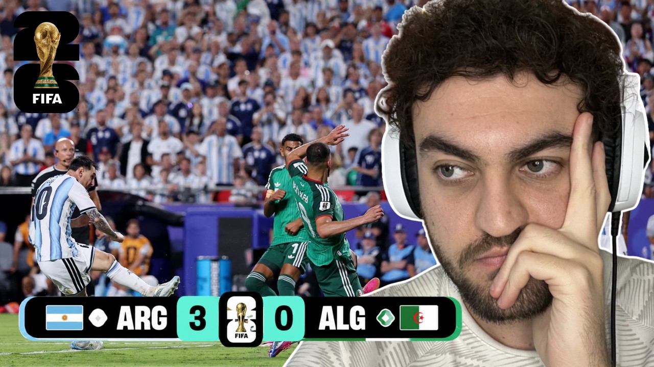 🇦🇷 ARGENTINA 3-0 ALGERIA 🇩🇿 | MESSI SHOULD'VE BEEN SENT OFF. cover art