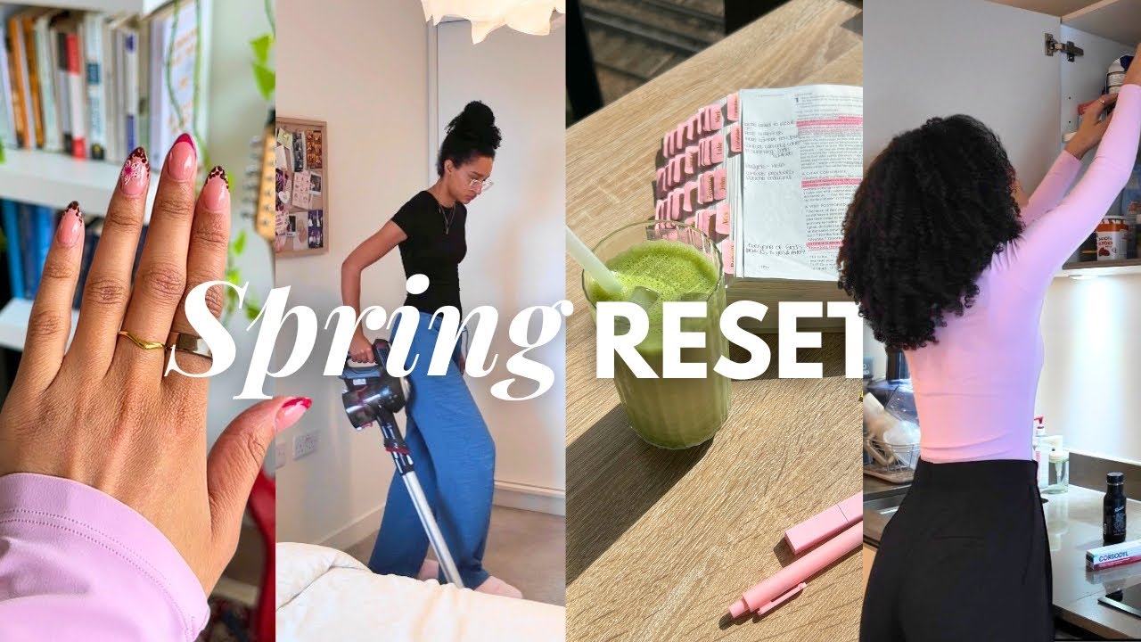 SPRING RESET ✨🌷 Cleaning my apartment, new nails, bible study, P.O. Box unboxing & more cover art