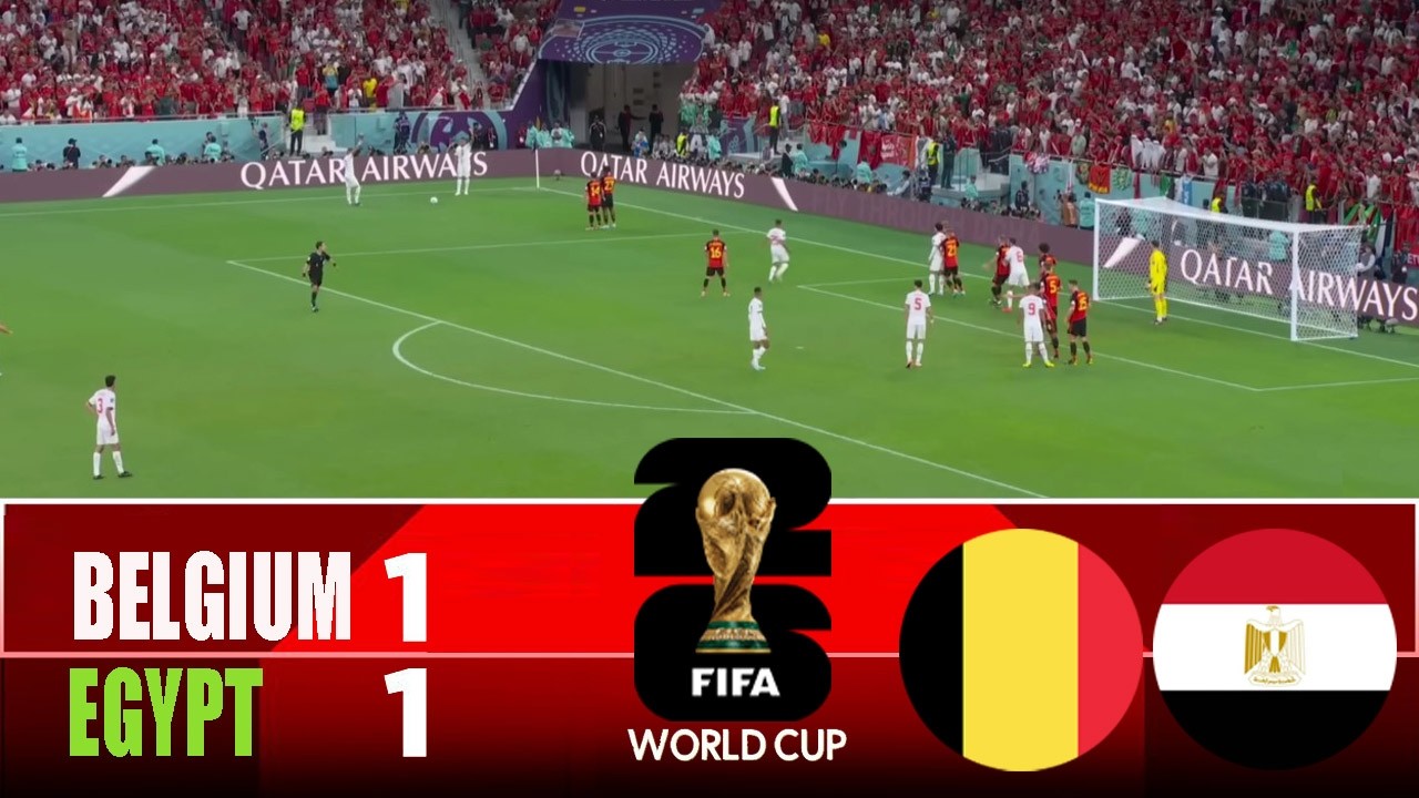 BELGIUM vs EGYPT 1-1 | 2026 FIFA World Cup | Match Highlights cover art