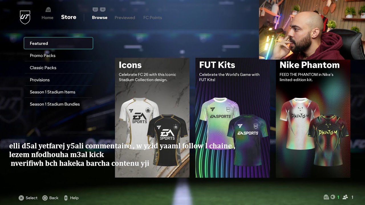 Tunisia Fc 26 gaming and chatting cover art