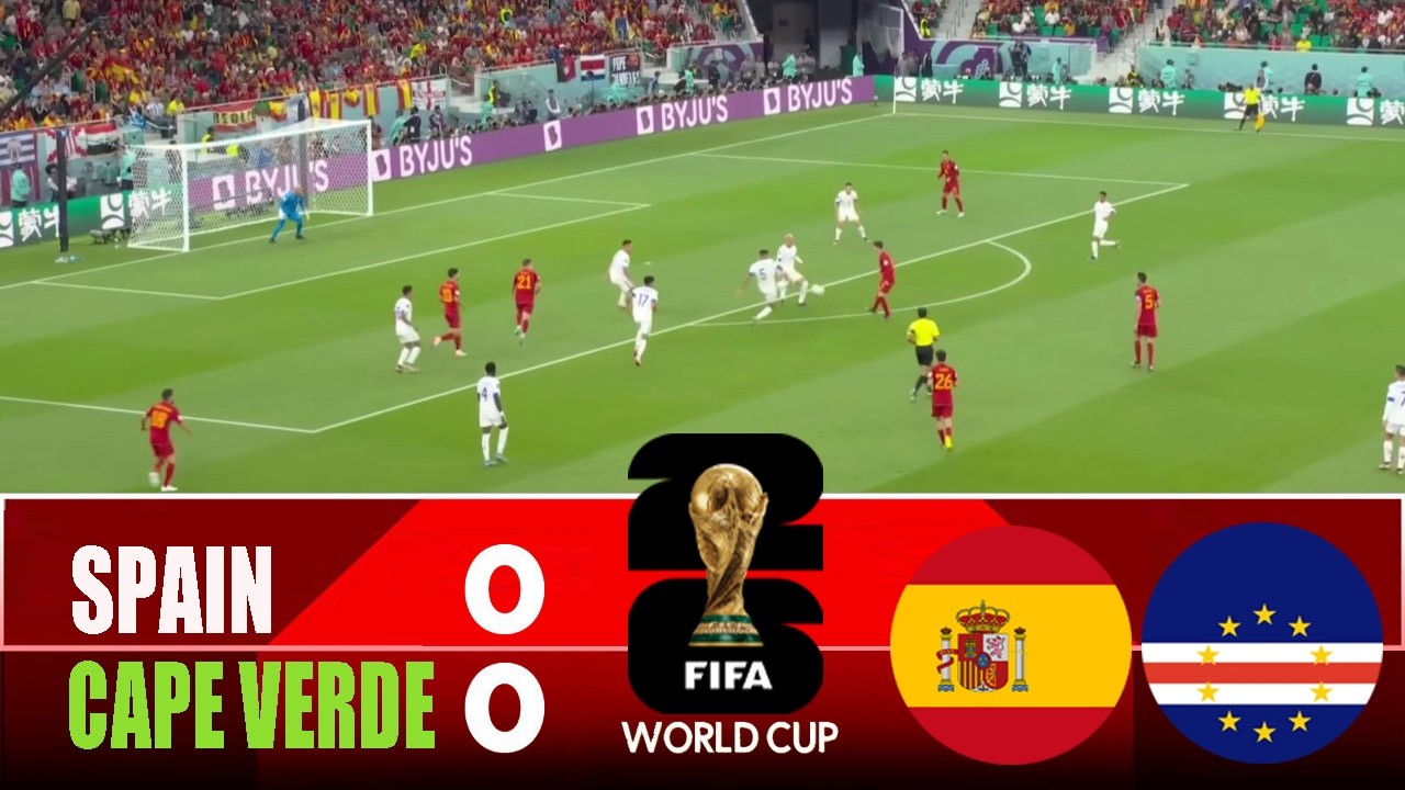 SPAIN vs CAPE VERDE 0-0 | 2026 FIFA World Cup | Match Highlights cover art
