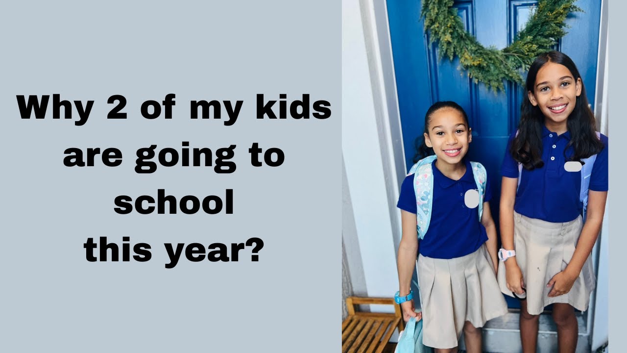 Why 2 of my kids are going to school this year and not homeschooling? cover art