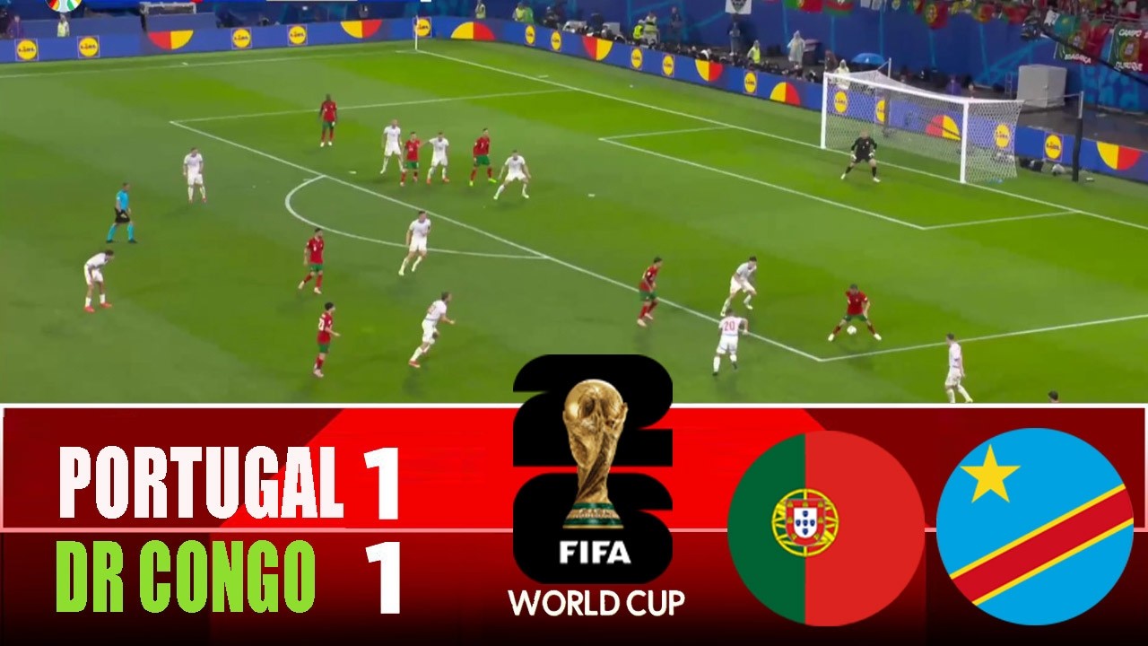 PORTUGAL vs DR CONGO 1-1 | 2026 FIFA World Cup | Match Highlights cover art