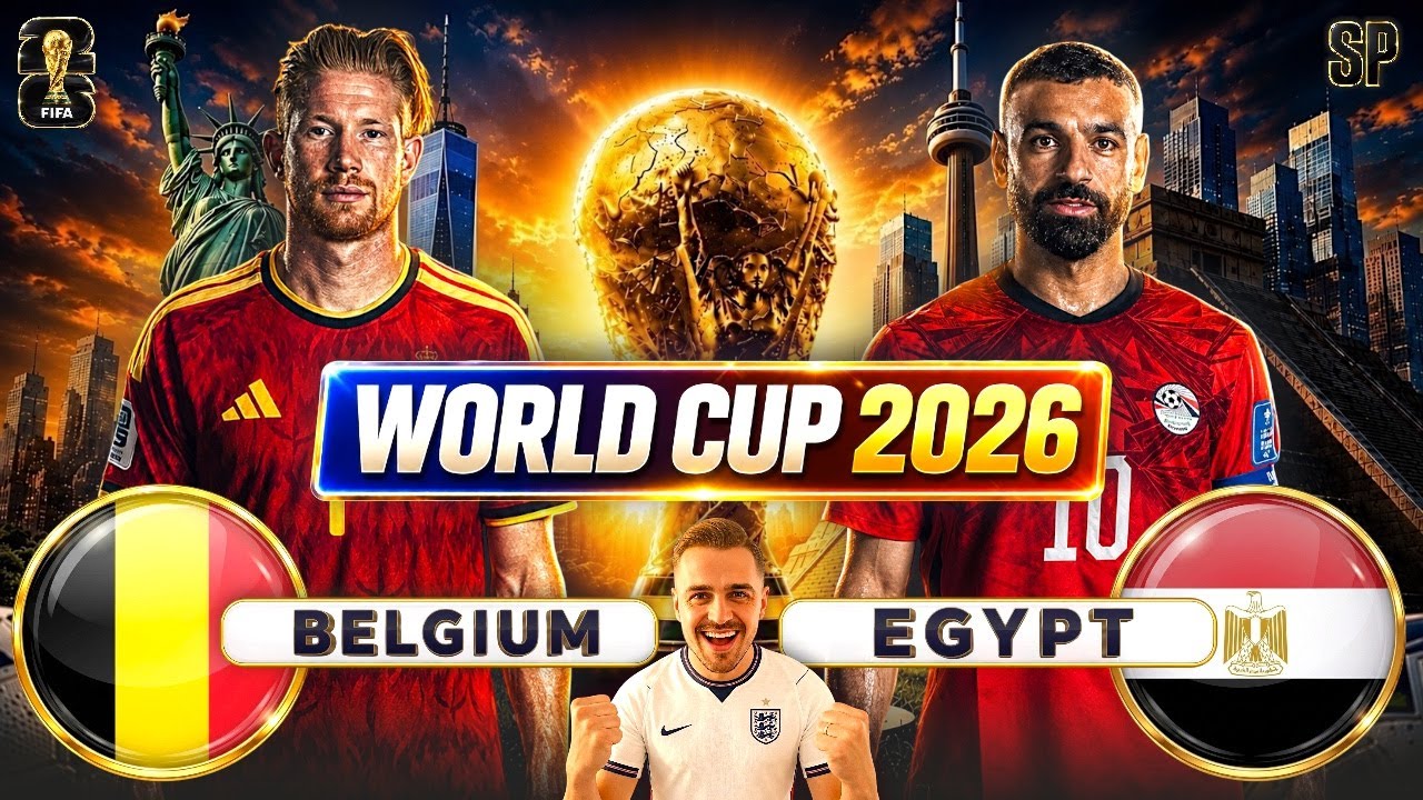 FIFA World Cup 2026 LIVE | BELGIUM vs EGYPT Watchalong cover art