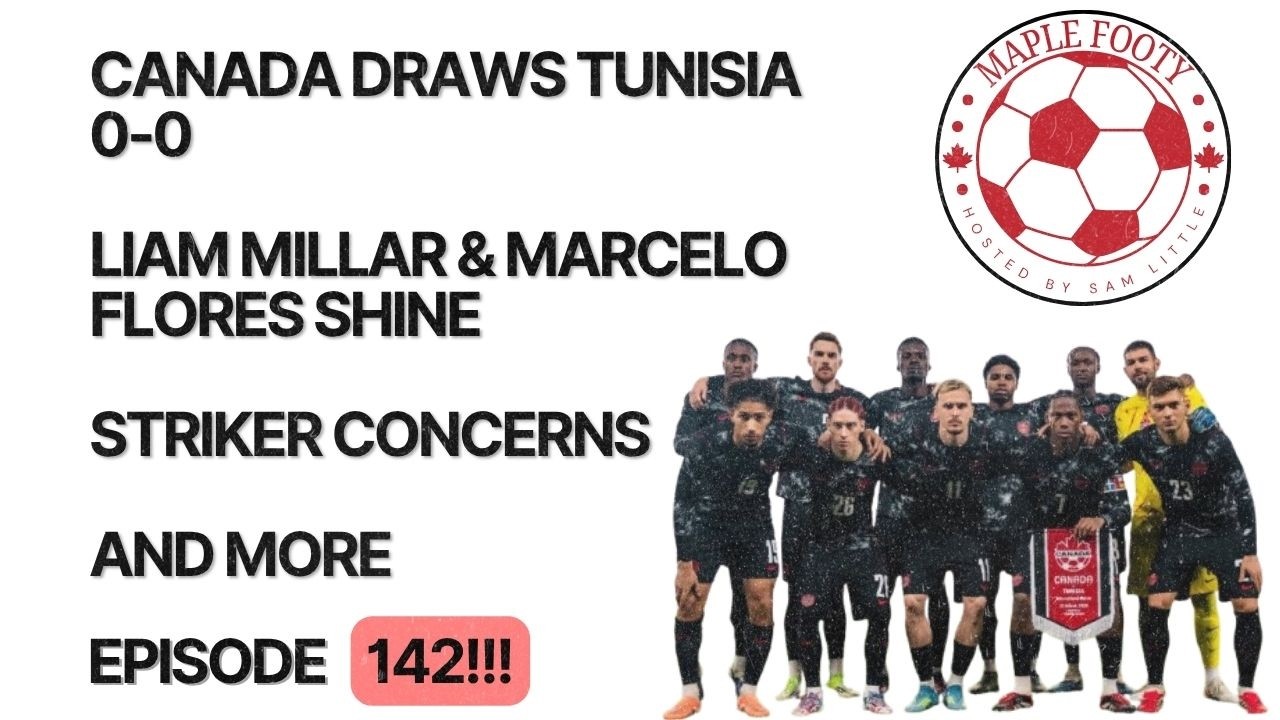 Canada Draws Tunisia 0-0 in March Match Up, full match recap cover art