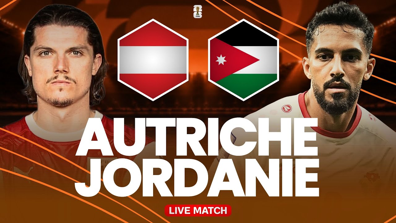🔴🇦🇹🇯🇴 AUTRICHE 3-1 JORDANIE LIVE / Coupe du Monde 2026 / Jordanie la surprise ? (direct) 🔥 cover art