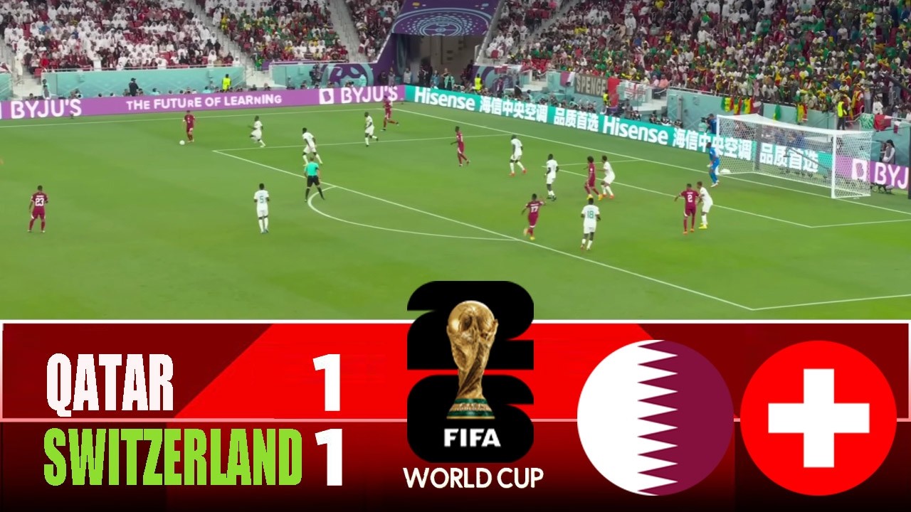 QATAR vs SWITZERLAND 1-1 | 2026 FIFA World Cup | Match Highlights cover art
