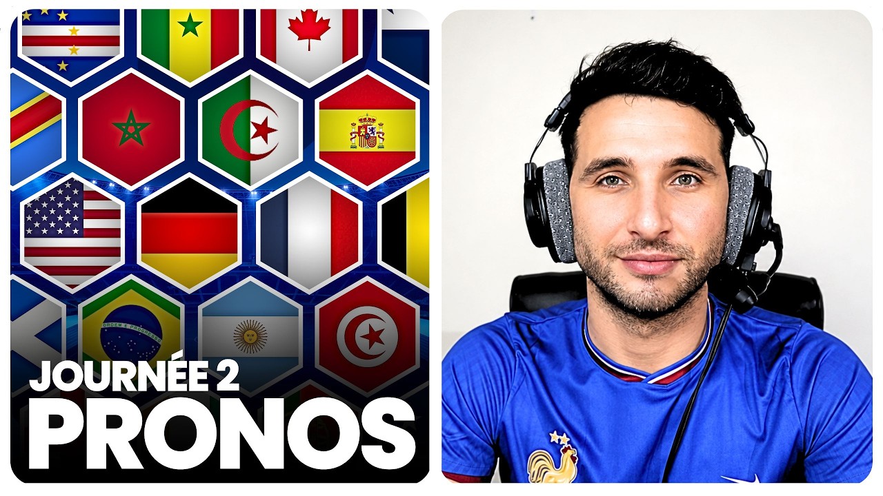Mes 24 pronostics Coupe du Monde 2026 - 2ème journée / Certains résultats vont choquer ! 🔥 cover art