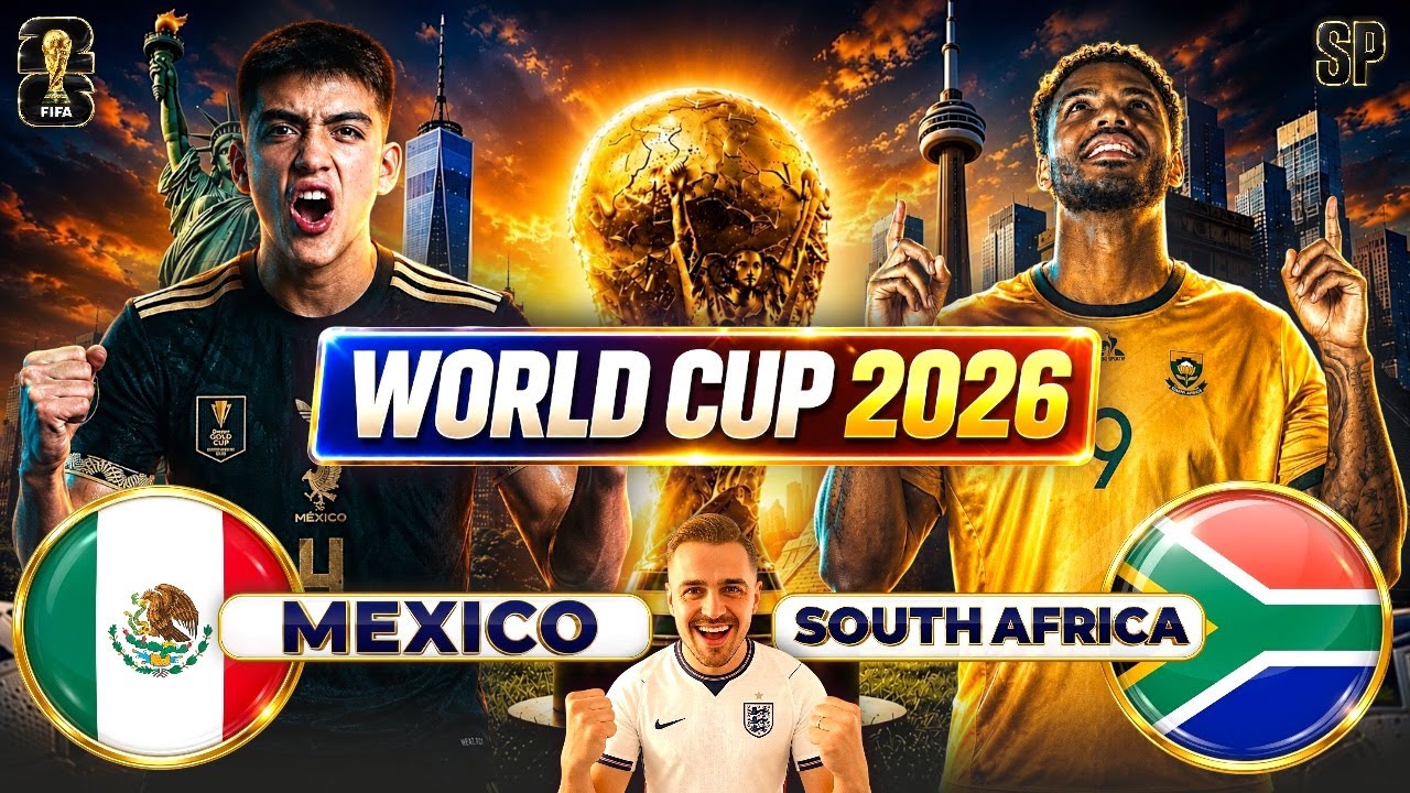 MEXICO vs SOUTH AFRICA LIVE! | WORLD CUP 2026 | WATCHALONG & MATCH REACTIONS cover art