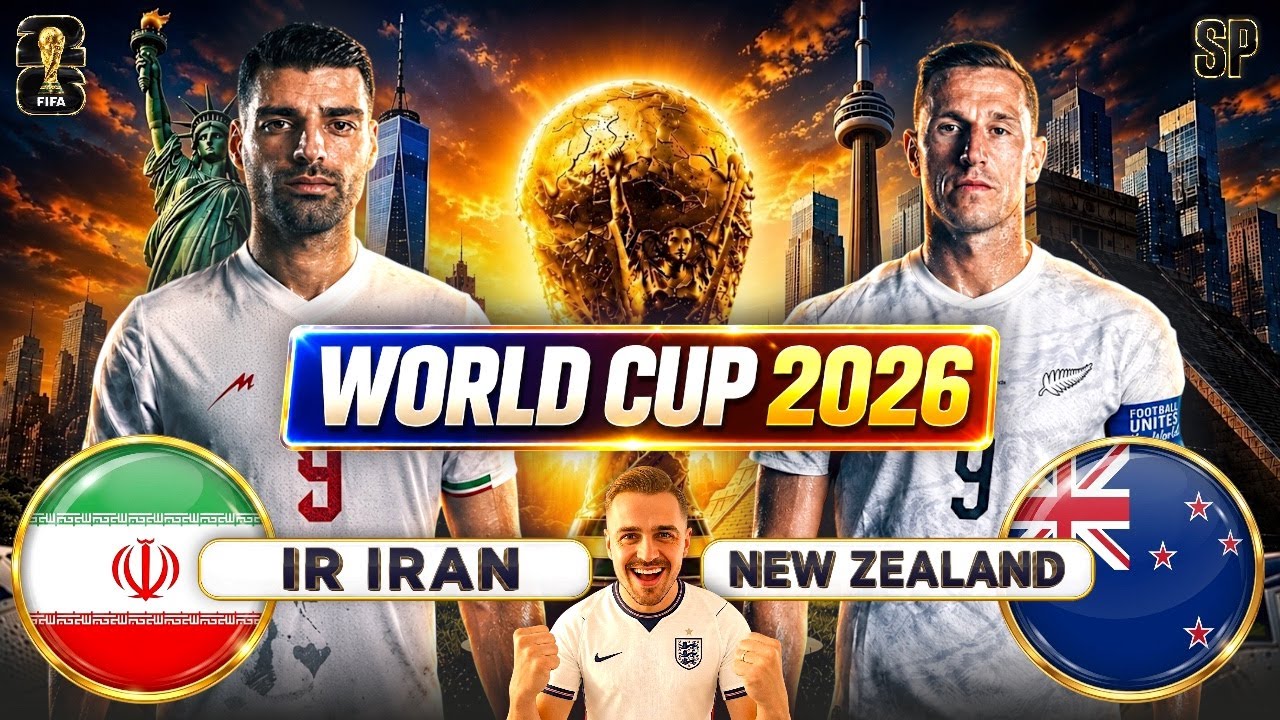 FIFA World Cup 2026 LIVE | IR IRAN vs NEW ZEALAND Watchalong cover art