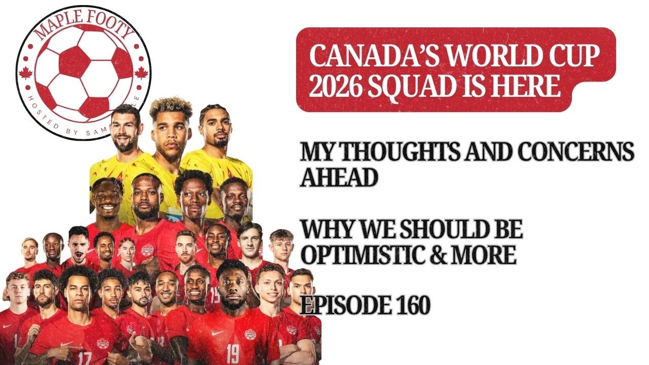 Canada's 2026 World Cup Squad, my reaction cover art