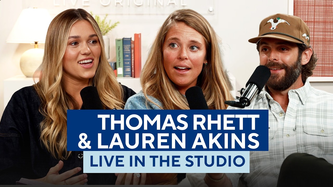 Thomas Rhett & Lauren Akins in the Studio! Plus, Our First Ever LIVE Audience! | Sadie Rob Huff cover art