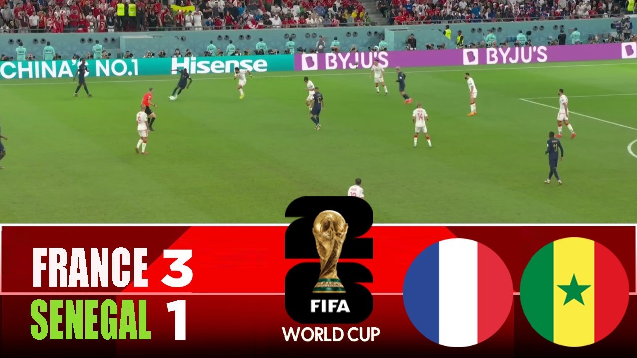 FRANCE vs SENEGAL 3-1 | 2026 FIFA World Cup | Match Highlights cover art
