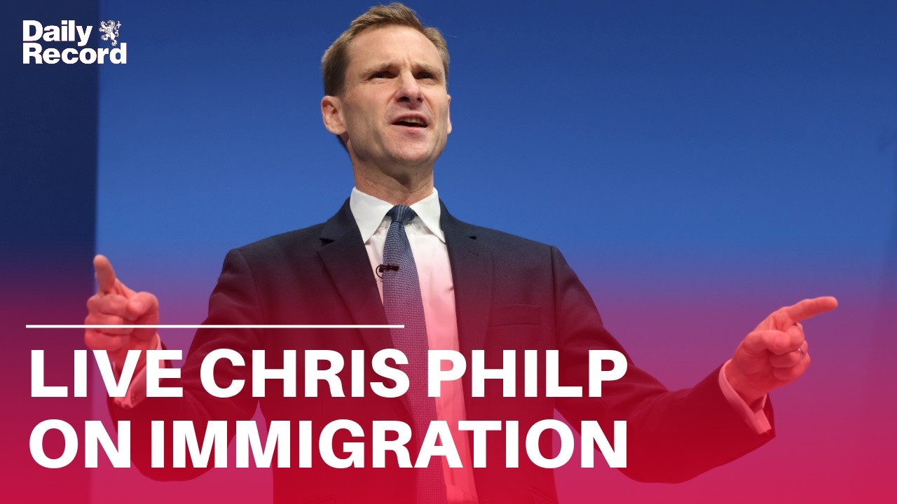 LIVE | Shadow Home Secretary Chris Philp delivers speech on immigration control cover art