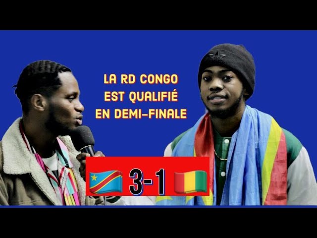 La RD CONGO est qualifié en DEMI-FINAL , interview cover art