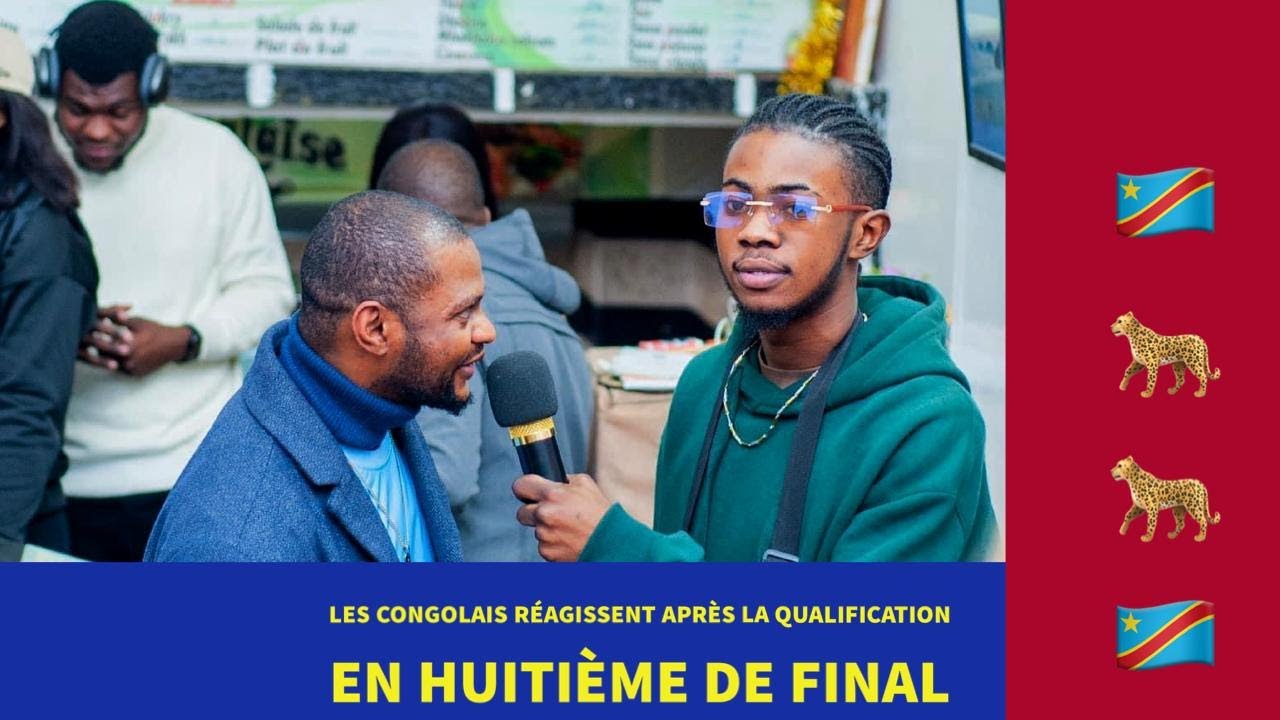 INTERVIEW des CONGOLAIS apres la qualification en HUITIEME DE FINAL cover art