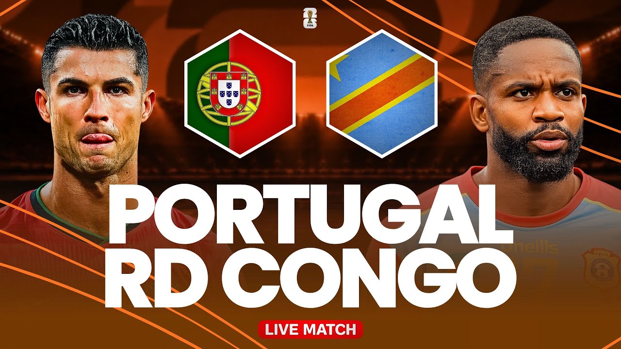 🔴🇵🇹🇨🇩 PORTUGAL - RD CONGO LIVE / Coupe du Monde 2026 / Un match piège ? 🔥 cover art