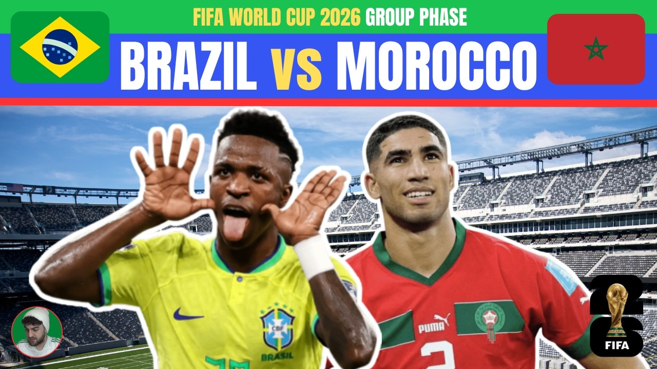 🇧🇷 BRAZIL vs MOROCCO 🇲🇦 | Massive game in New York at the World Cup! cover art