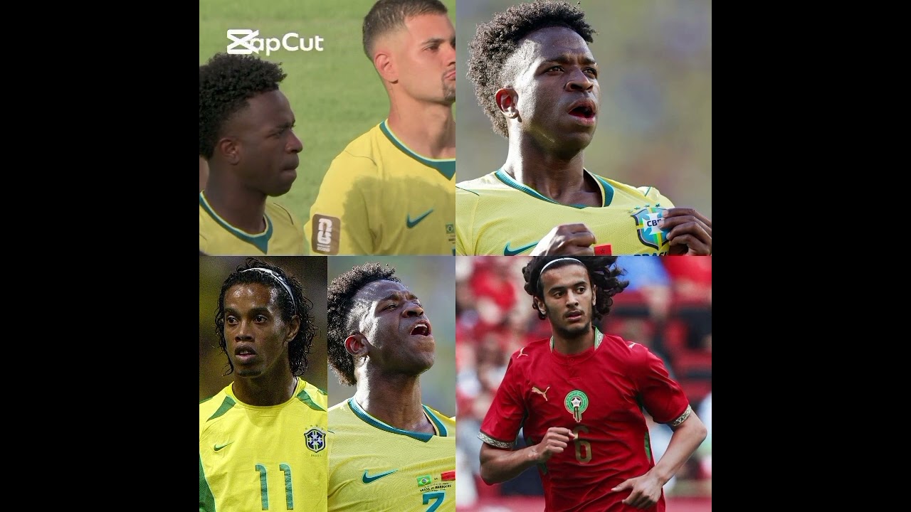 L'équipe du Maroc a fait souffert le Brésil 🔥✨ match nul entre Vinicius Jr et ....💦🔥✨🏆 cover art