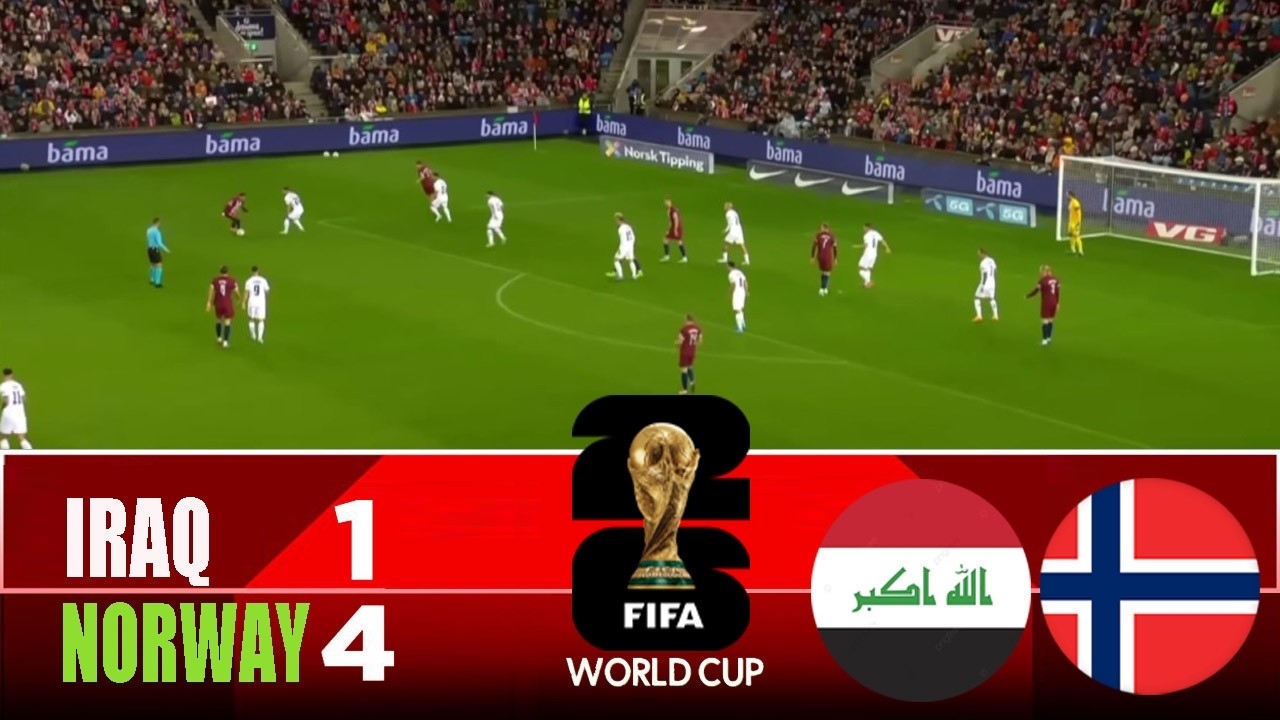 IRAQ vs NORWAY 1-4 | 2026 FIFA World Cup | Match Highlights cover art