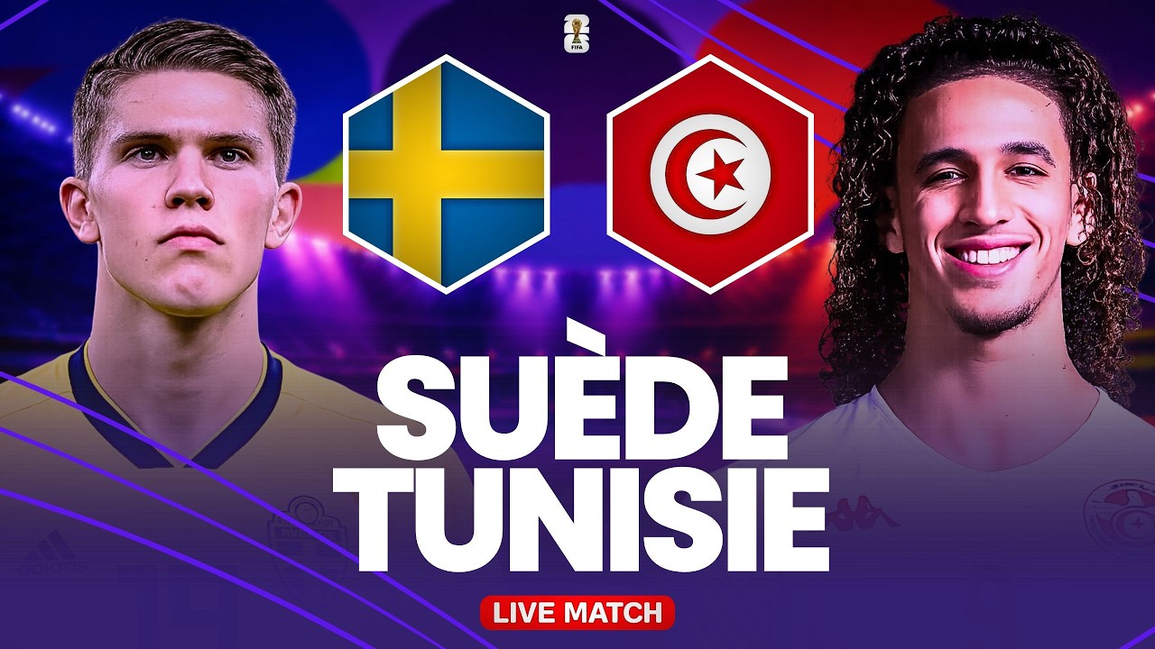 🔴🇸🇪🇹🇳 SUEDE - TUNISIE LIVE / Coupe du Monde 2026 / TAHIAAA TOUNES ! 🔥 cover art