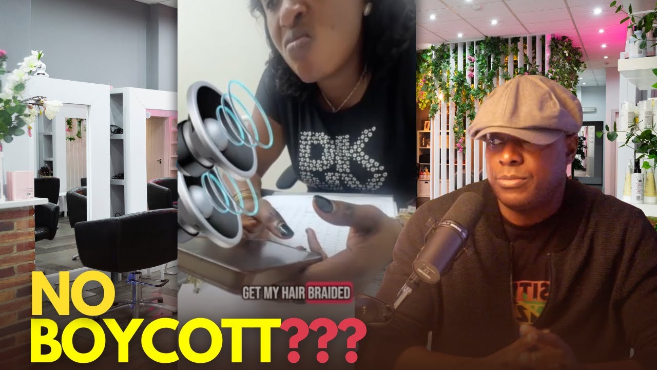 Racist Black American calls African Salon demanding services from only a Black American cover art