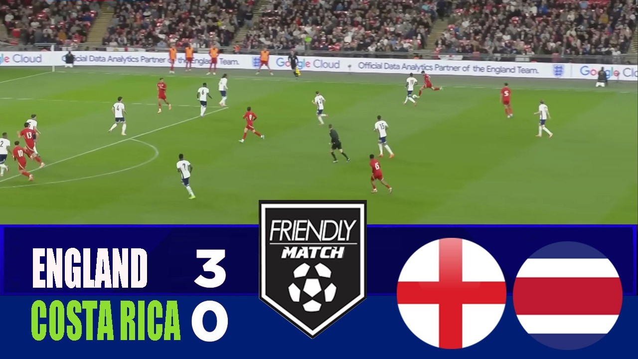 ENGLAND vs COSTA RICA 3-0 | 2026 International Friendly | Match Highlights cover art