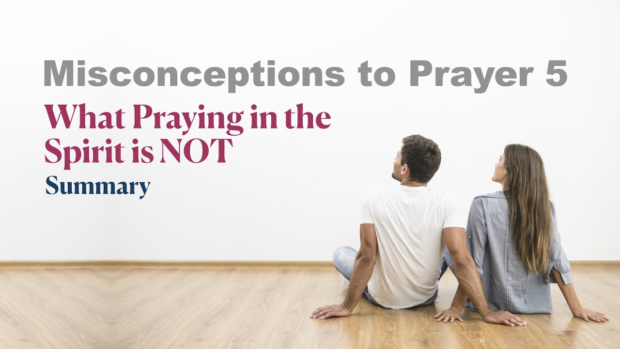 What praying in the Spirit is not cover art