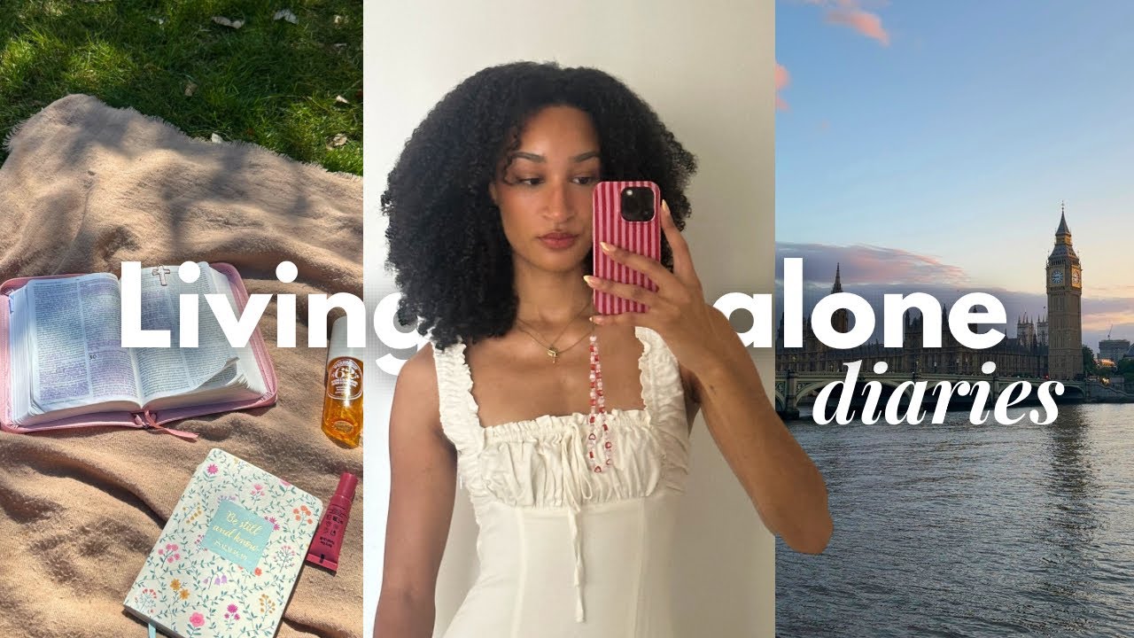 Living Alone Diaries | Summer in London ☀️ Bible study picnic, cycling, nails, hair growth & more cover art