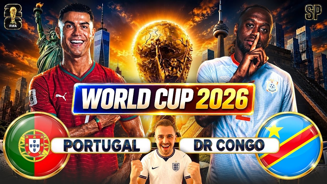 FIFA World Cup 2026 LIVE | PORTUGAL vs DR CONGO Watchalong cover art