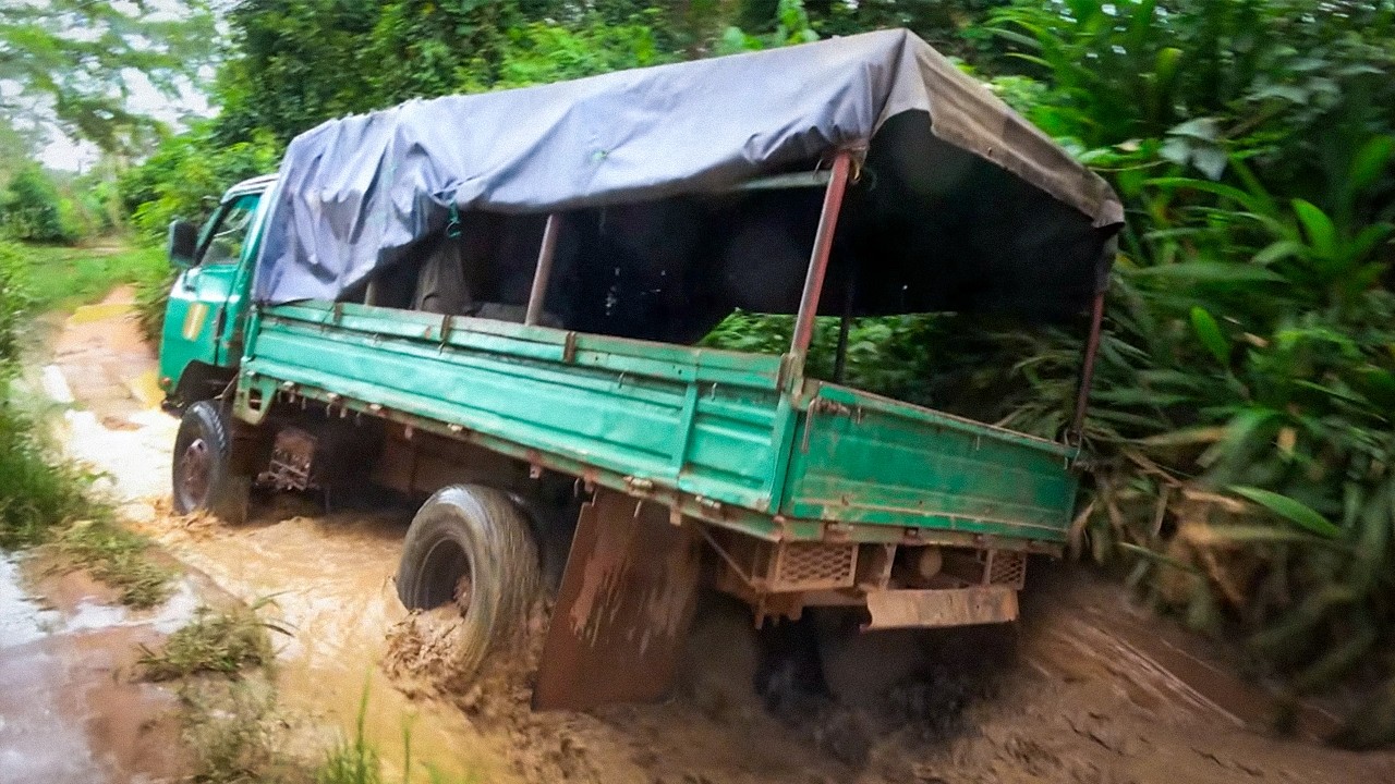 Driving on the World's Most Dangerous Mud Roads! (Extreme African Truckers) cover art