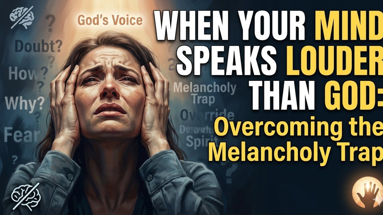 WHEN YOUR MIND SPEAKS  LOUDER THAN GODS VOIVE…OVERCOMING THE MELANCHOLY TRAP cover art