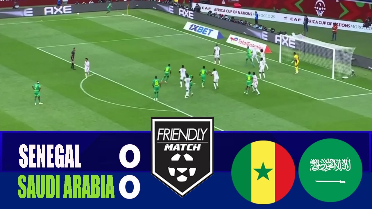 SENEGAL vs SAUDI ARABIA 0-0 | 2026 International Friendly | Match Highlights cover art